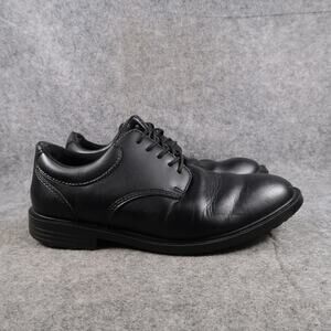 Shoes For Crews Mens 8.5 Derby Oxford Black Slip Resistant Work Comfort Lace Up